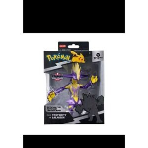 Pokémon Select Toxtricity Amped Form Action Figure Exclusive New With Box